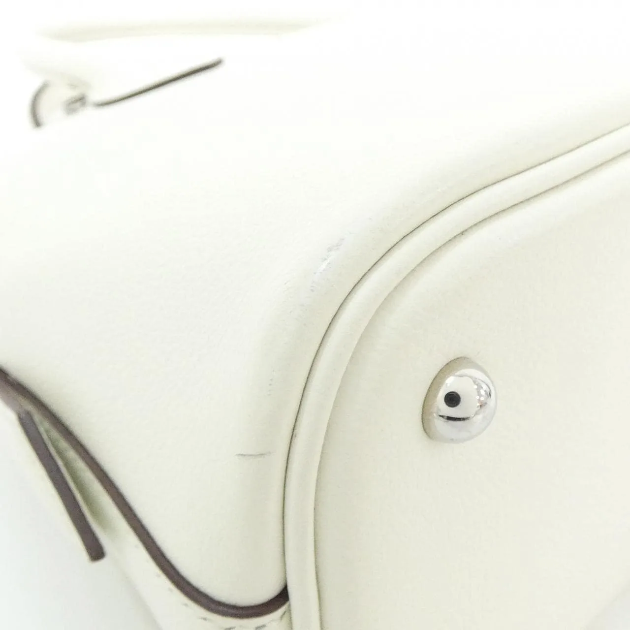 HERMES Bolide 082901CK Handbag White Rank A - Thumbnail 2