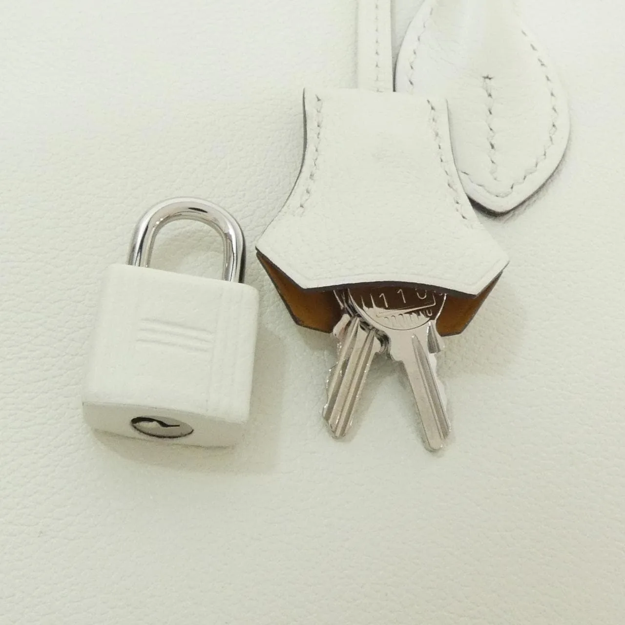 HERMES Bolide 082901CK Handbag White Rank A - Thumbnail 5