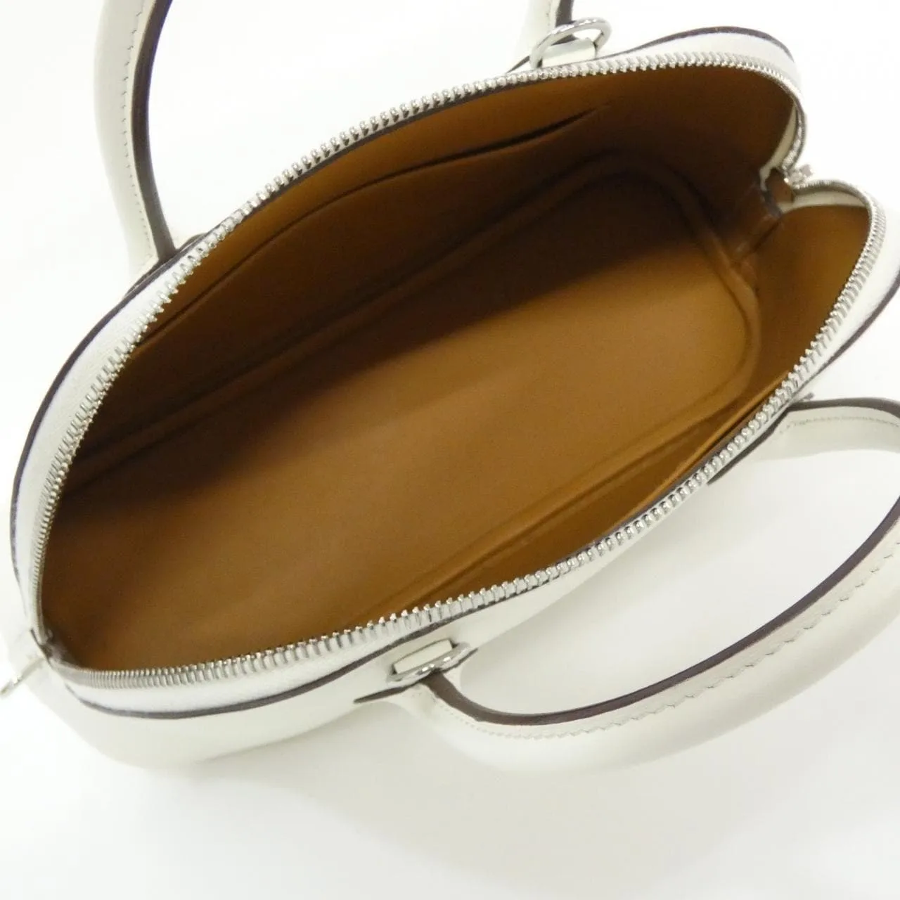 HERMES Bolide 082901CK Handbag White Rank A - Thumbnail 8