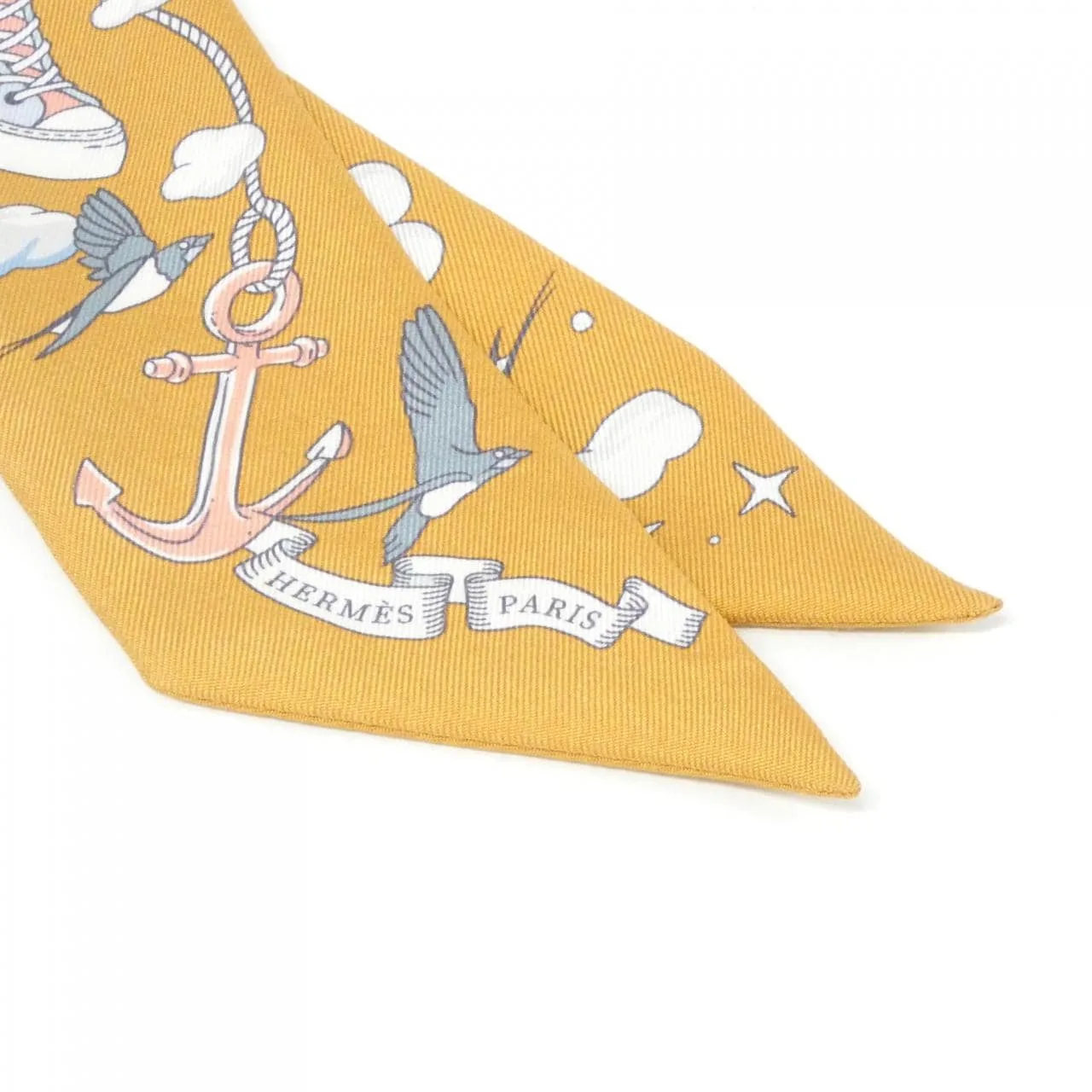 HERMES 063900S Scarf Blue Rank A - Thumbnail 2