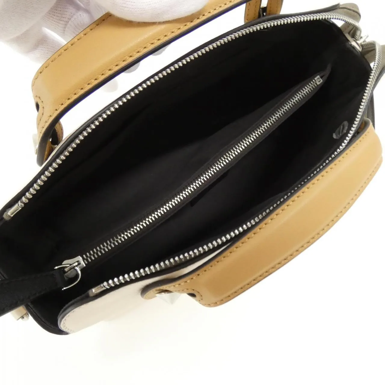FENDI By The Way 8BL146 5QJ Handbag Black Rank A - Thumbnail 7