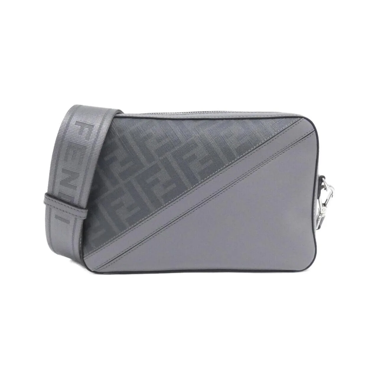 FENDI 7M0286 AJF8 Shoulder Canvas Black