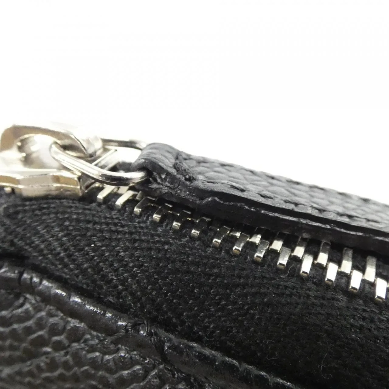 CHANEL 50097 Wallet Grained Calfskin Black Grained Calfskin Rank A - Thumbnail 6
