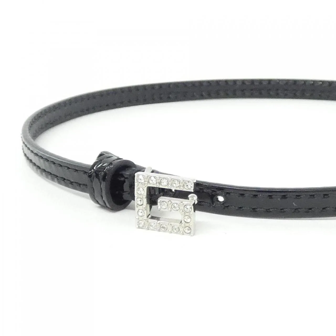 GUCCI 621283 J1784 Accessories Patent Leather Black Patent Leather Rank A - Thumbnail 4