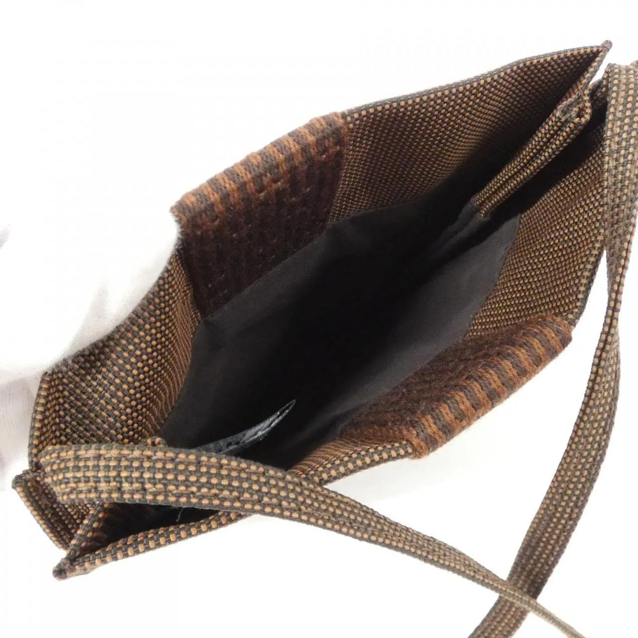 HERMES 100967M Shoulder Canvas Brown Canvas Rank A - Thumbnail 4