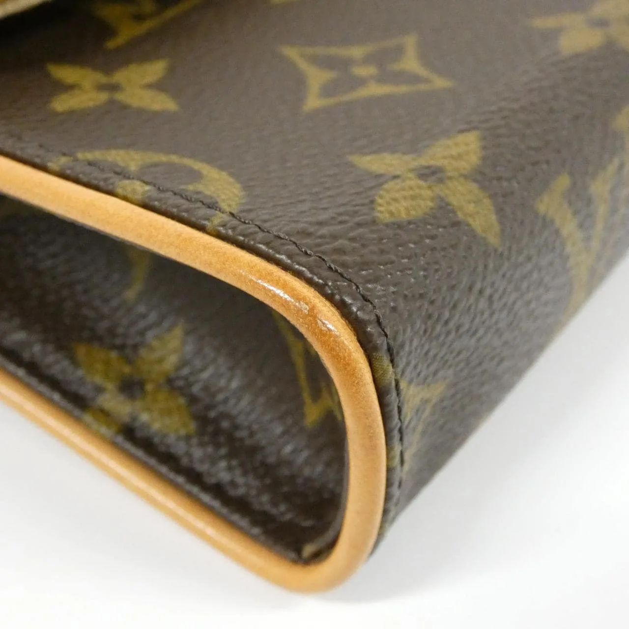 LOUIS VUITTON Pochette M51855+M67303 Belt Monogram Black Monogram Rank A - Thumbnail 3