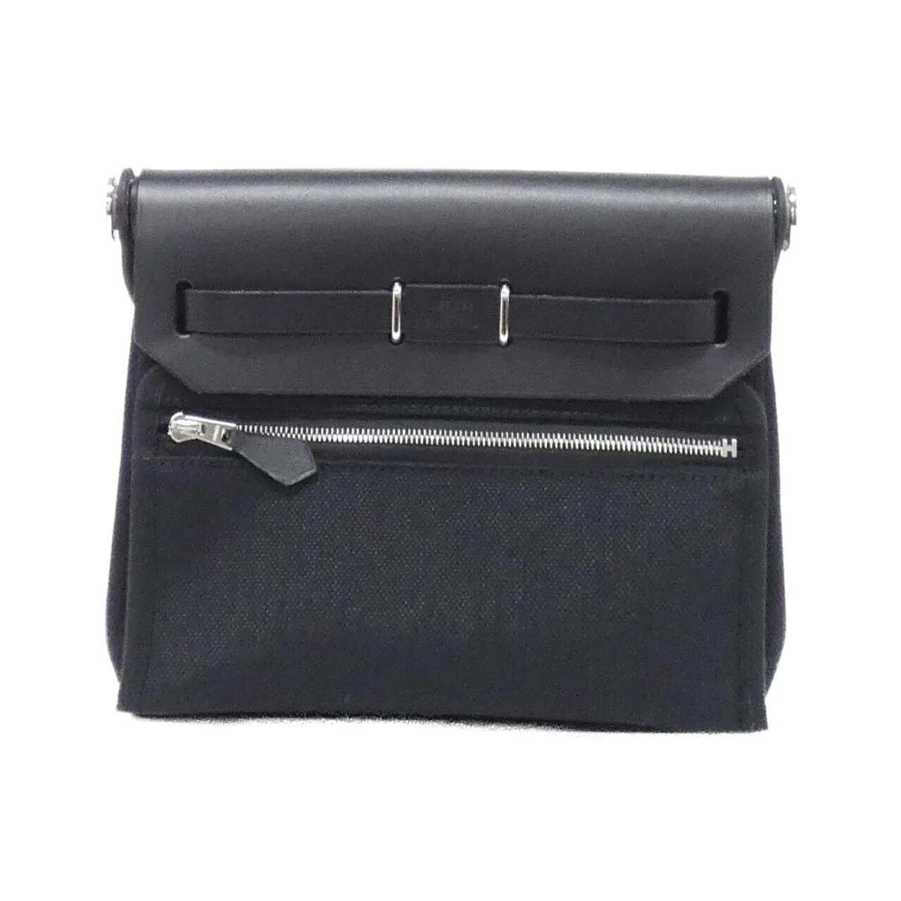 HERMES Herbag 087120CK Shoulder Black Unused - Thumbnail 2