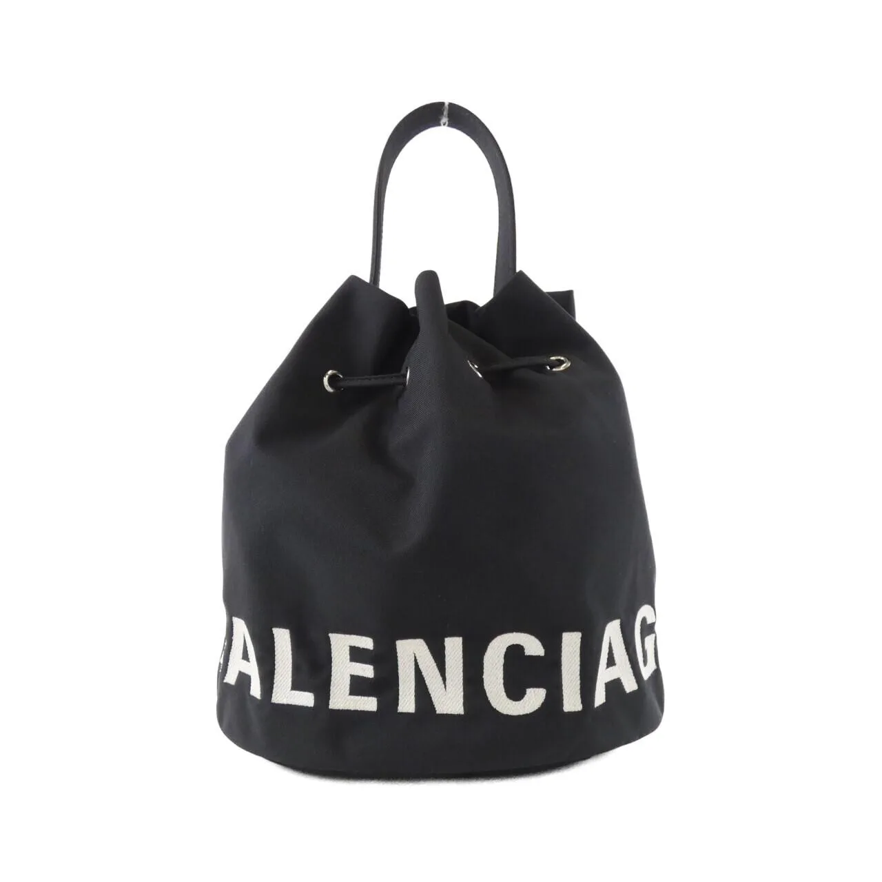 BALENCIAGA 619459 H852N Handbag Nylon Black