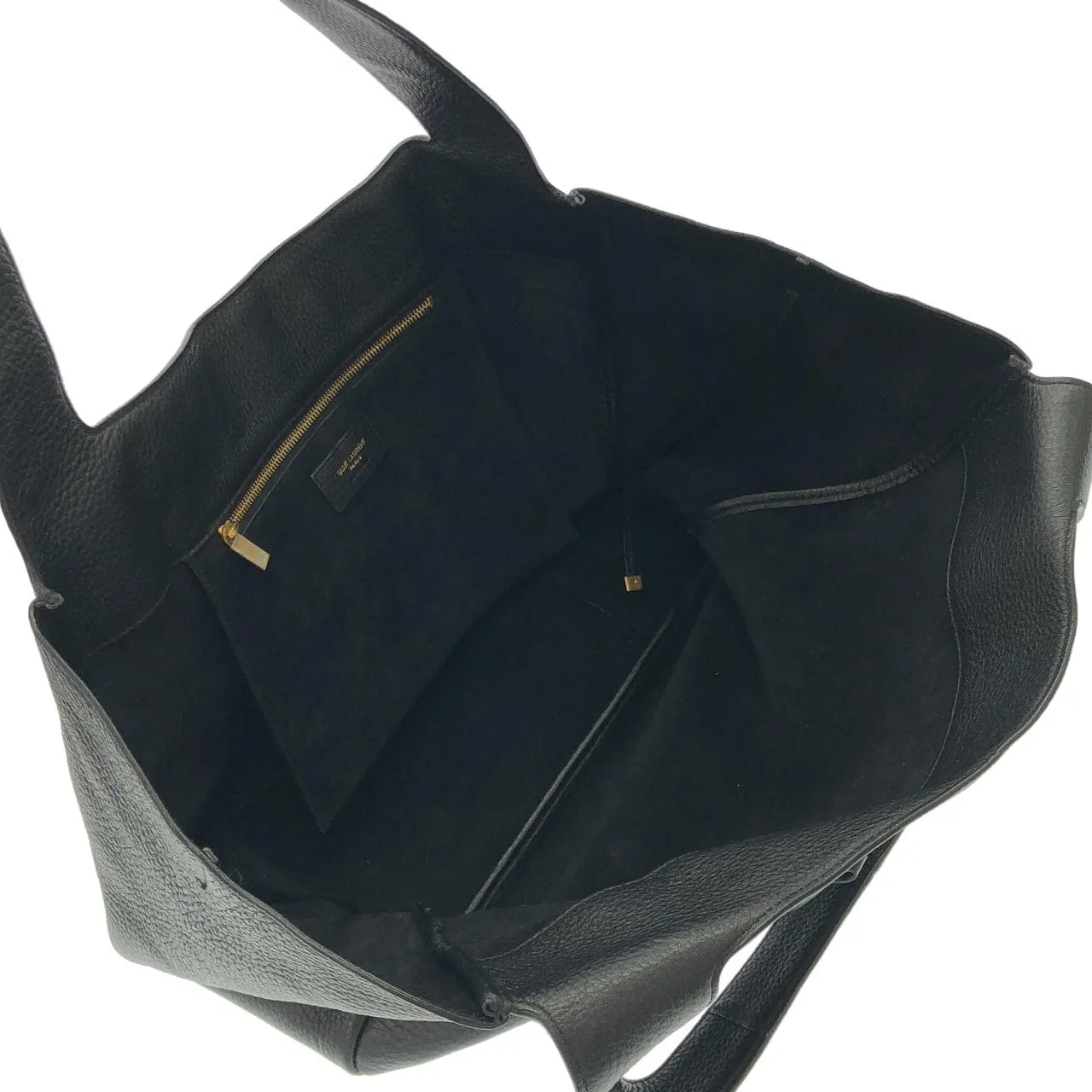 SAINT LAURENT 763435 AADUU 手提包 皮革 黑色 皮革 中古品A - 縮圖 8