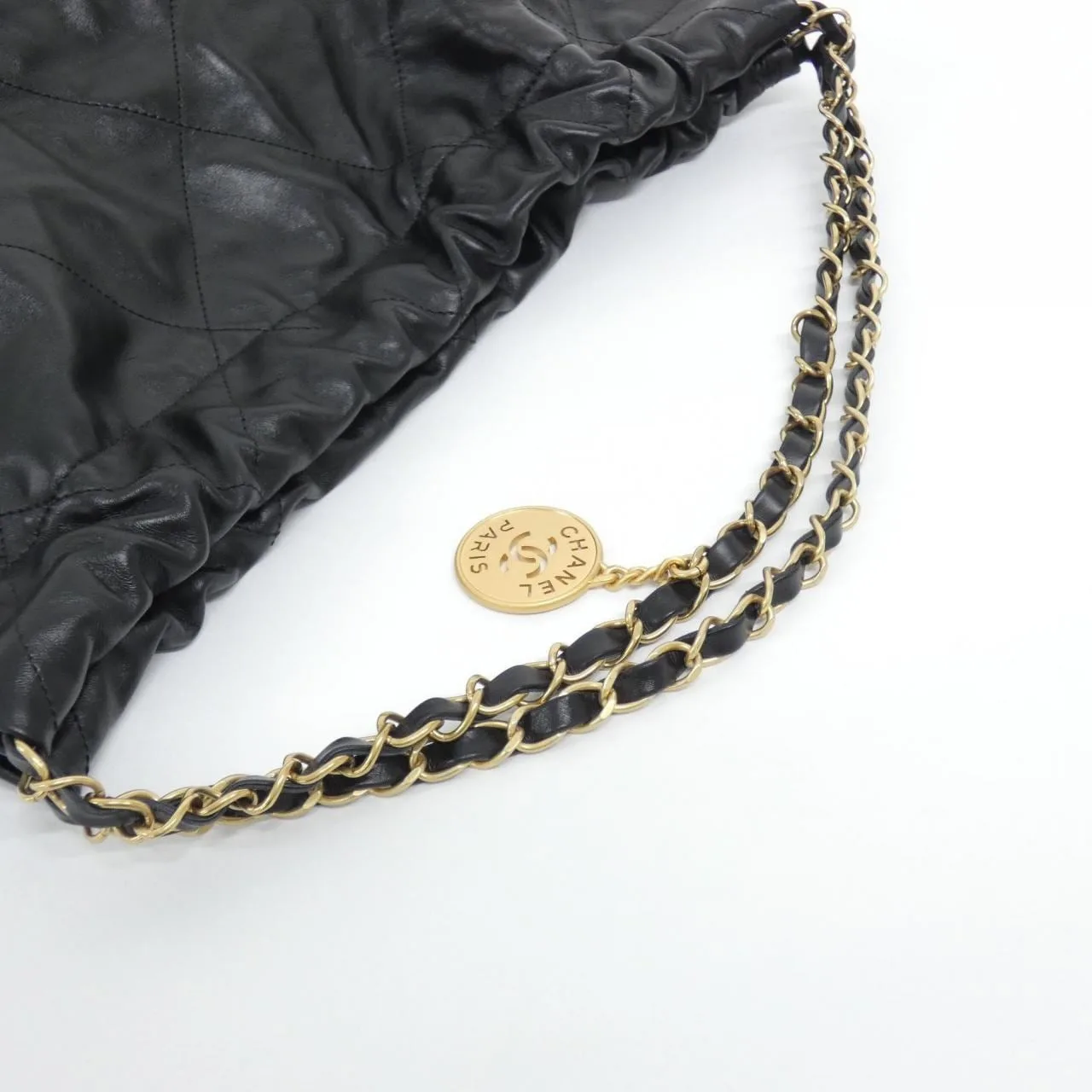 CHANEL Chanel 22 AS3261 Shoulder Black Rank A - Thumbnail 6