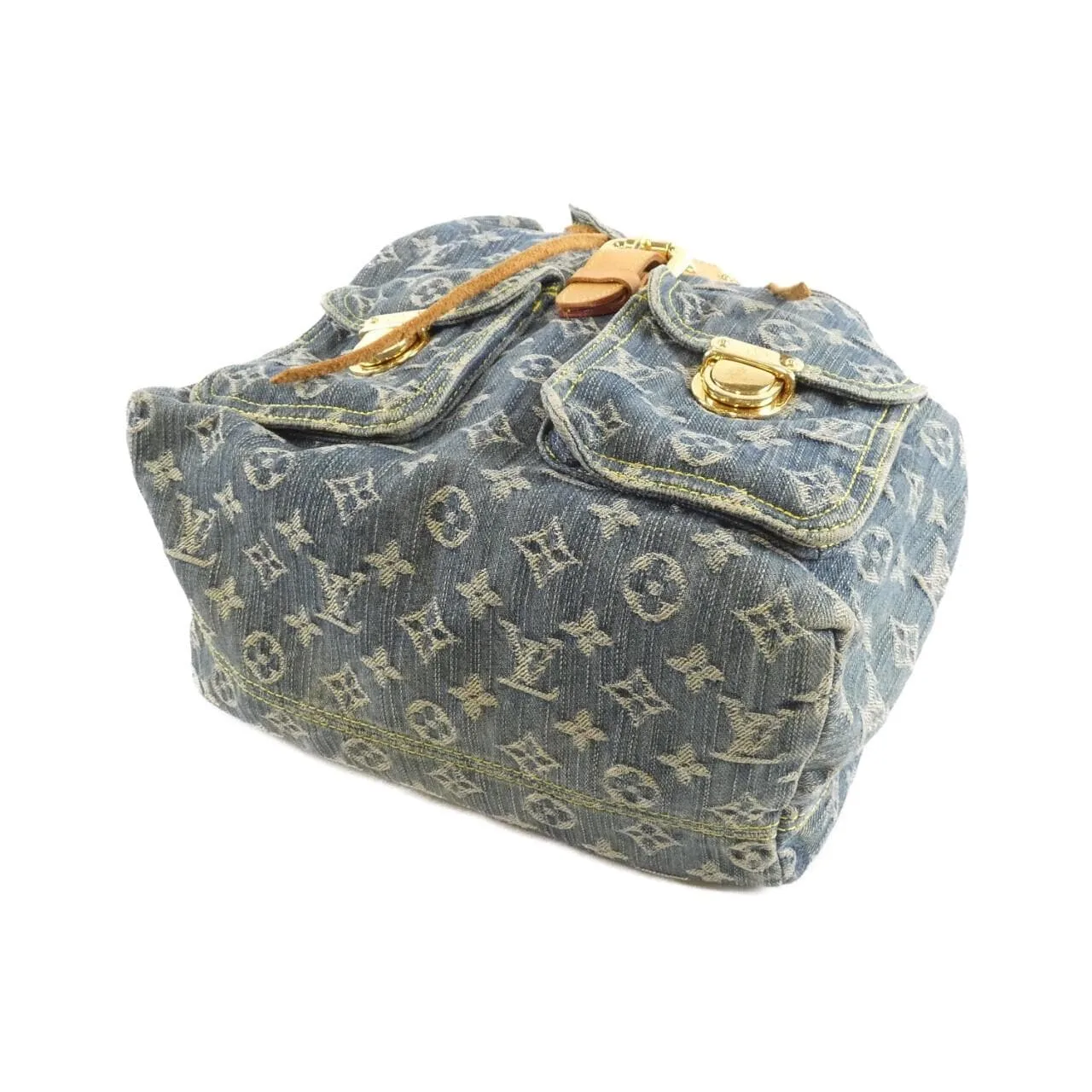 LOUIS VUITTON M95056 Backpack Monogram Blue Monogram Rank B - Thumbnail 3