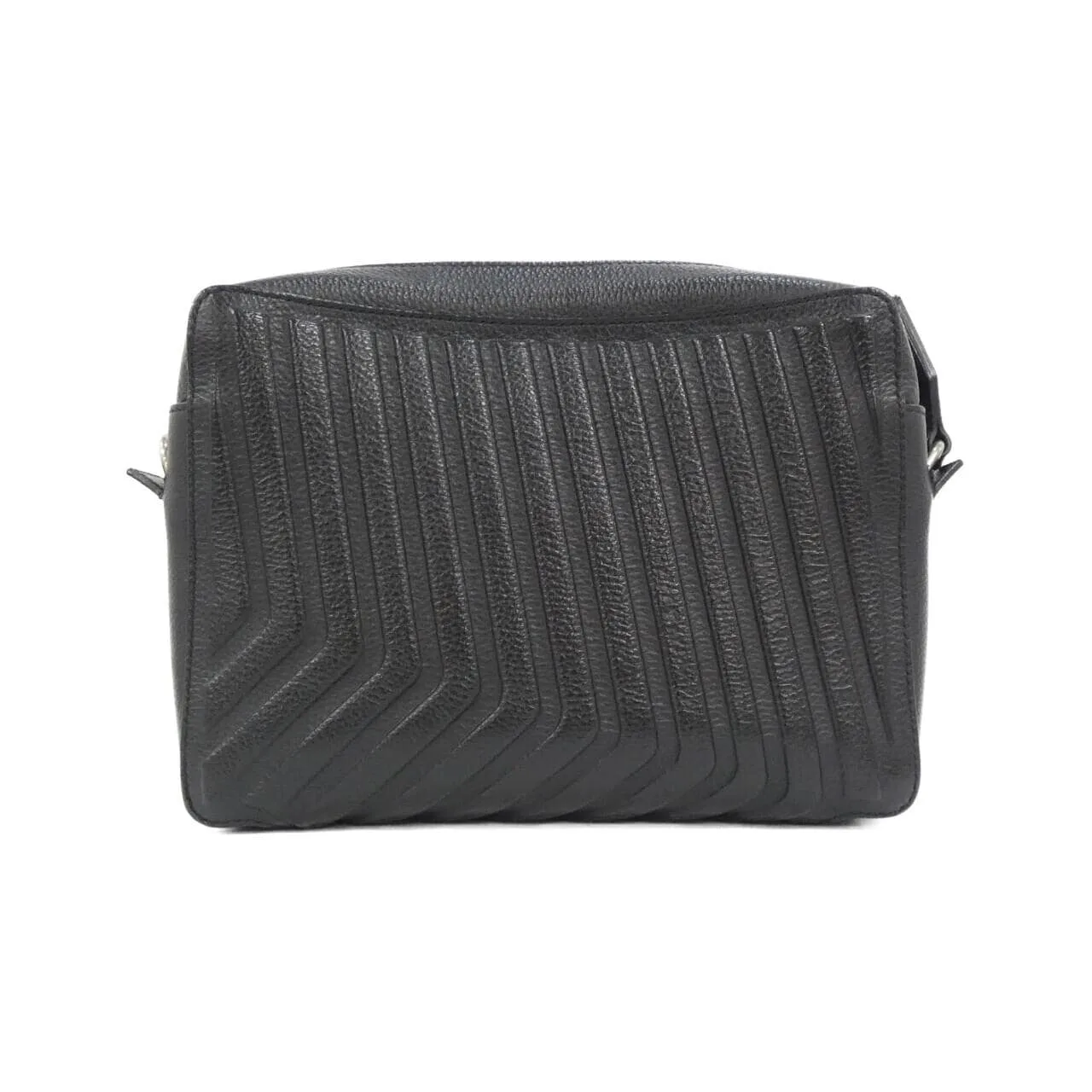 BALENCIAGA 742621 Shoulder Leather Black Leather Rank A - Thumbnail 2