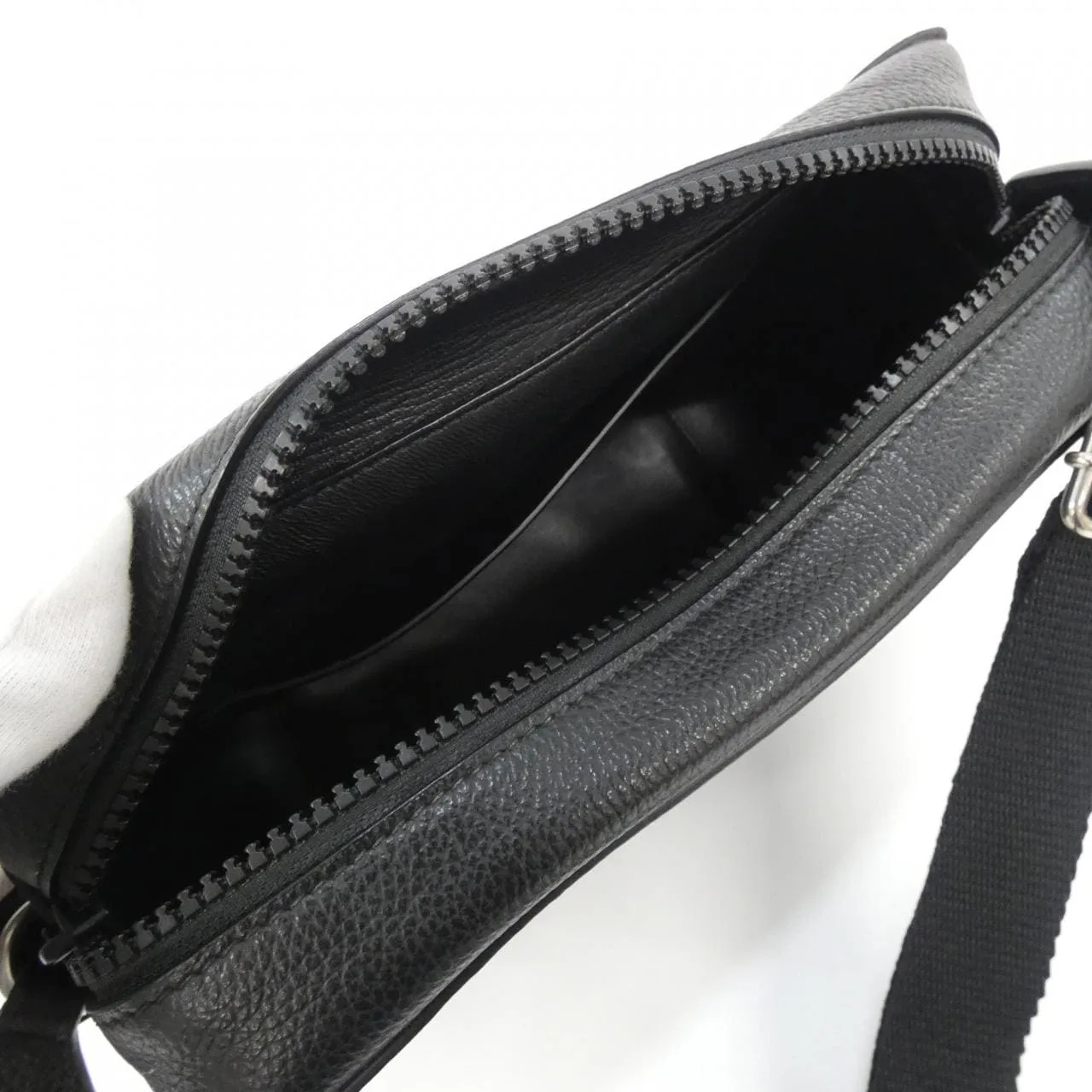 BALENCIAGA 742621 Shoulder Leather Black Leather Rank A - Thumbnail 7