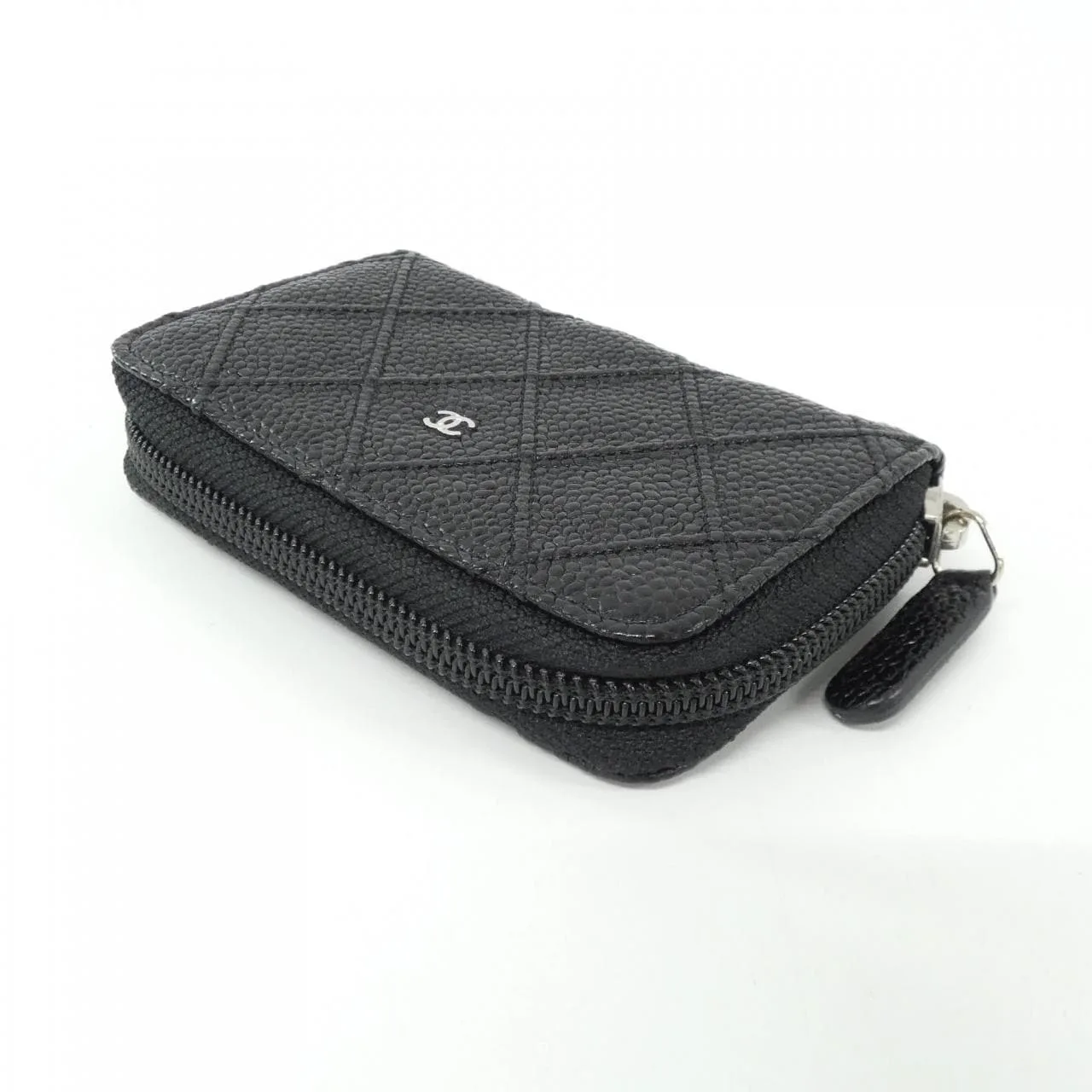CHANEL 69272 Coin Case Caviar Leather Black Caviar Leather Rank A - Thumbnail 3