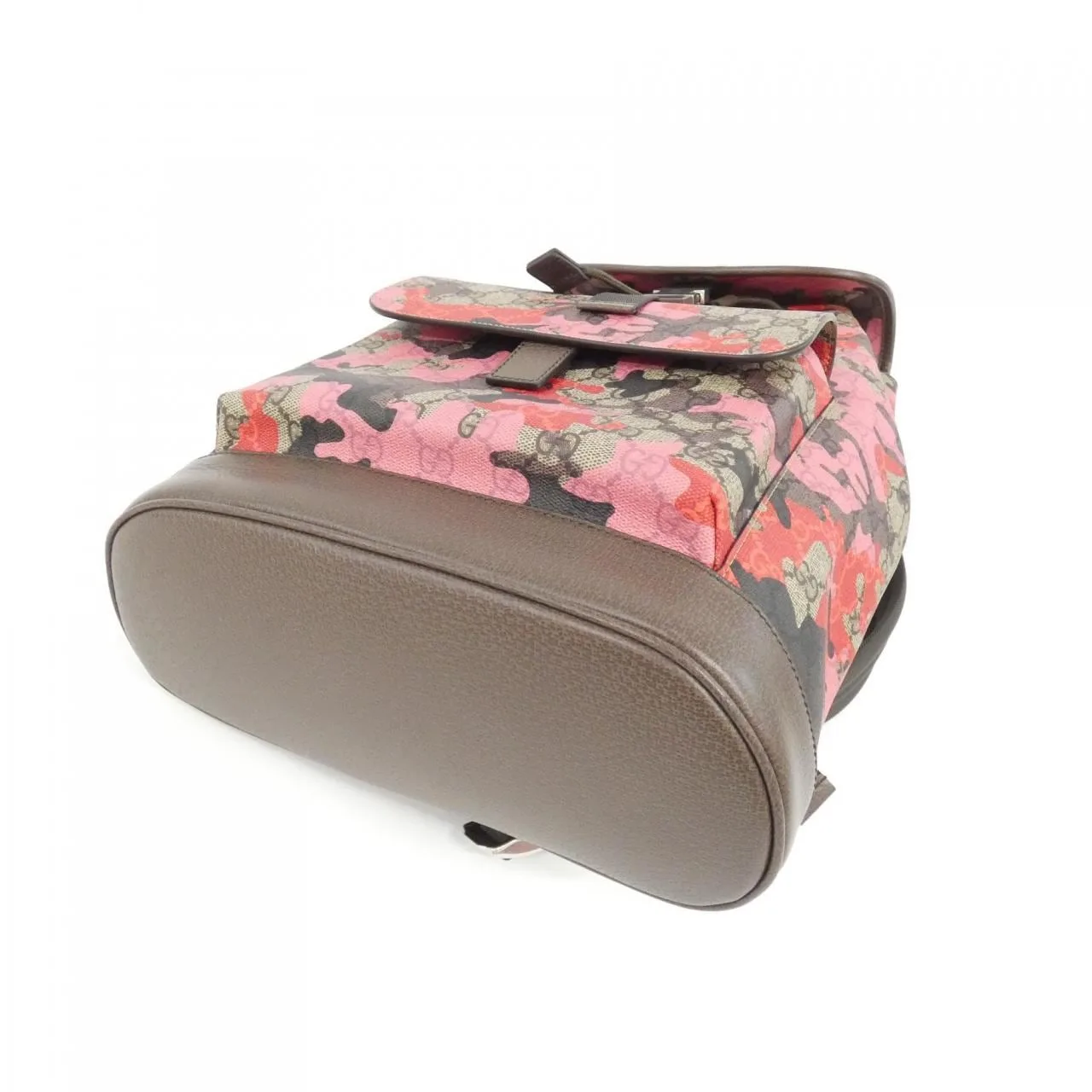 GUCCI 839109 FAFHG 背包 帆布 黑色 帆布 中古品A - 縮圖 3