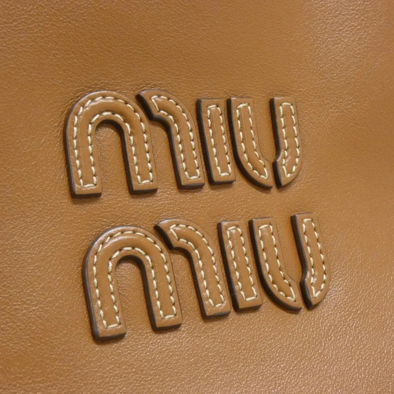 MIU MIU 5BG231 肩背包 Cognac 中古品A - 縮圖 4