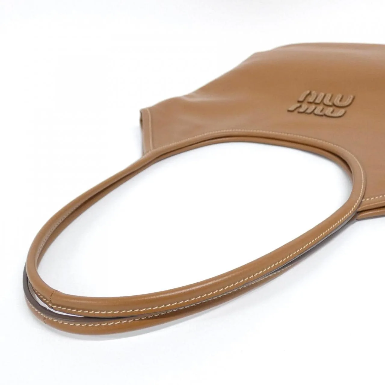 MIU MIU 5BG231 肩背包 Cognac 中古品A - 縮圖 6
