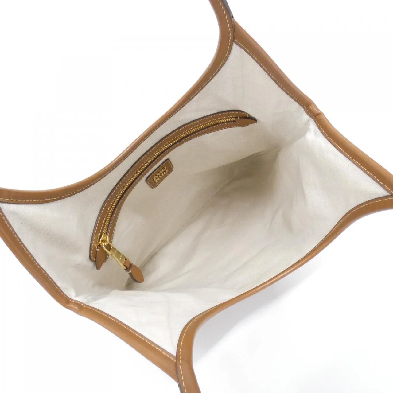 MIU MIU 5BG231 肩背包 Cognac 中古品A - 縮圖 7