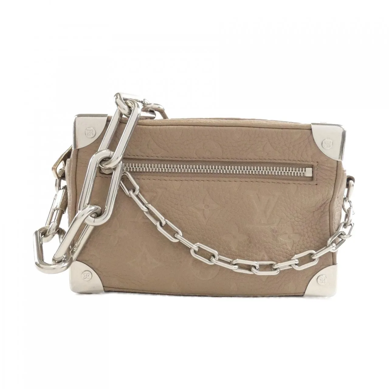 LOUIS VUITTON Soft Trunk M13868 肩背包 Monogram Beige