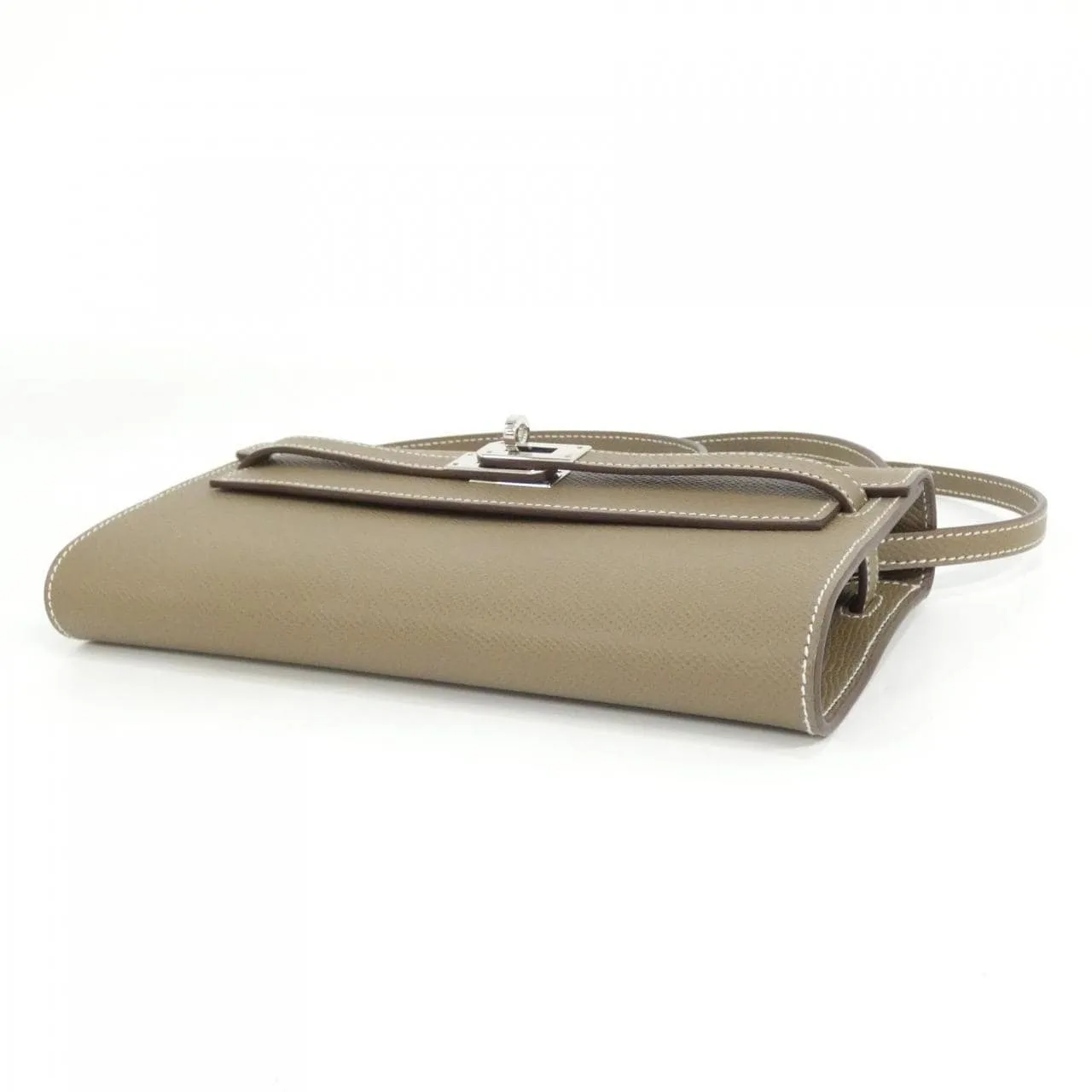 HERMES Kelly 080253CK Wallet Epsom Etoupe Epsom Leather Rank A - Thumbnail 3