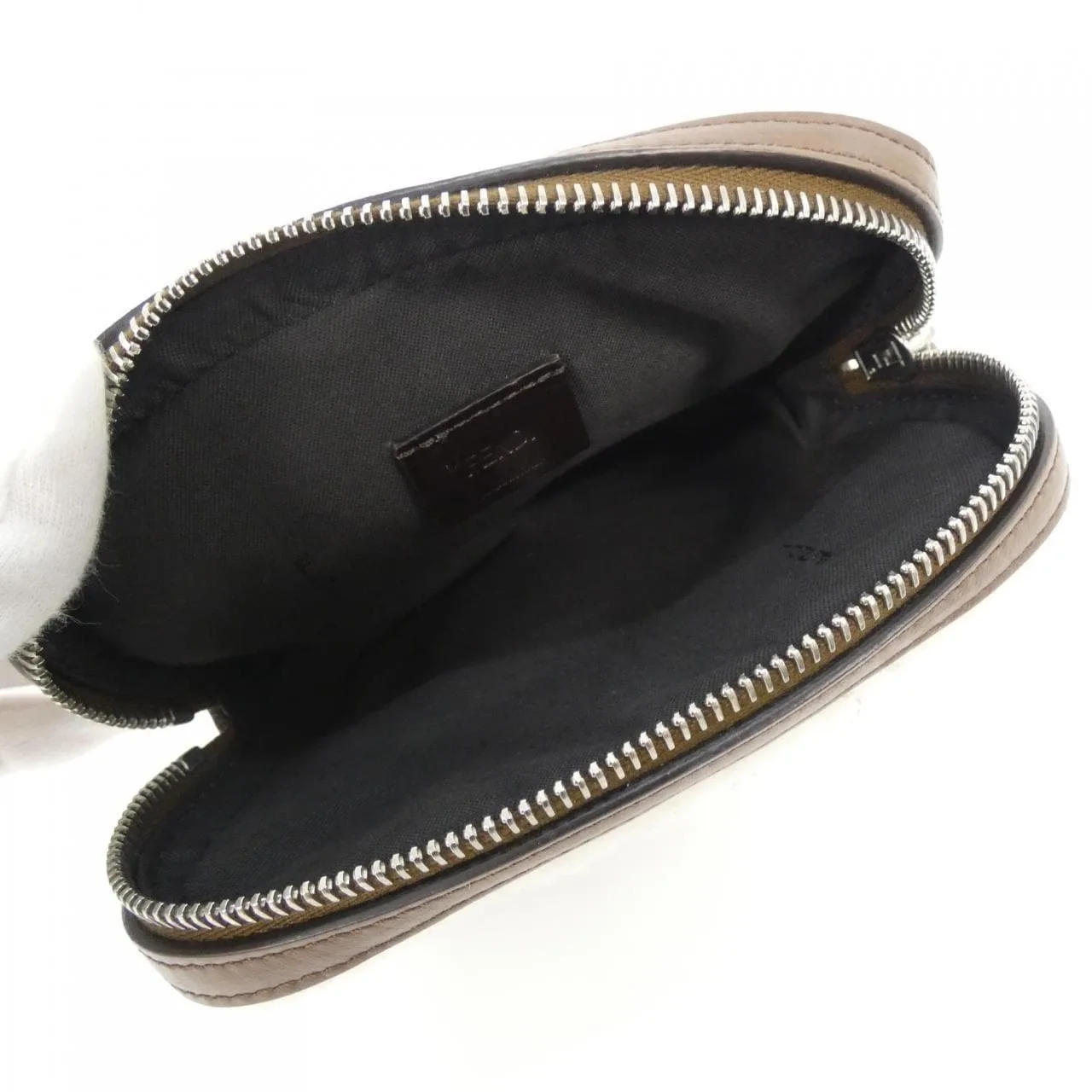 FENDI 7AS311 ASLC Shoulder Lambskin Black Lambskin Rank A - Thumbnail 6