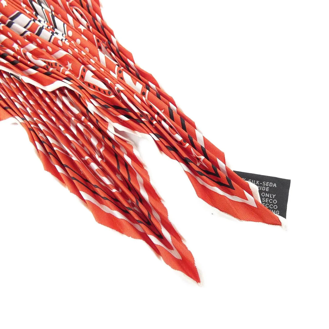 HERMES Scarf Black Rank A - Thumbnail 2