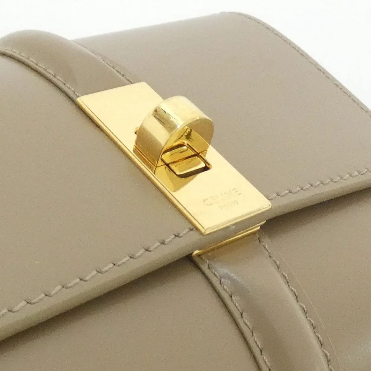 CELINE 10F523CQ7 銀包 米色 中古品A - 縮圖 3