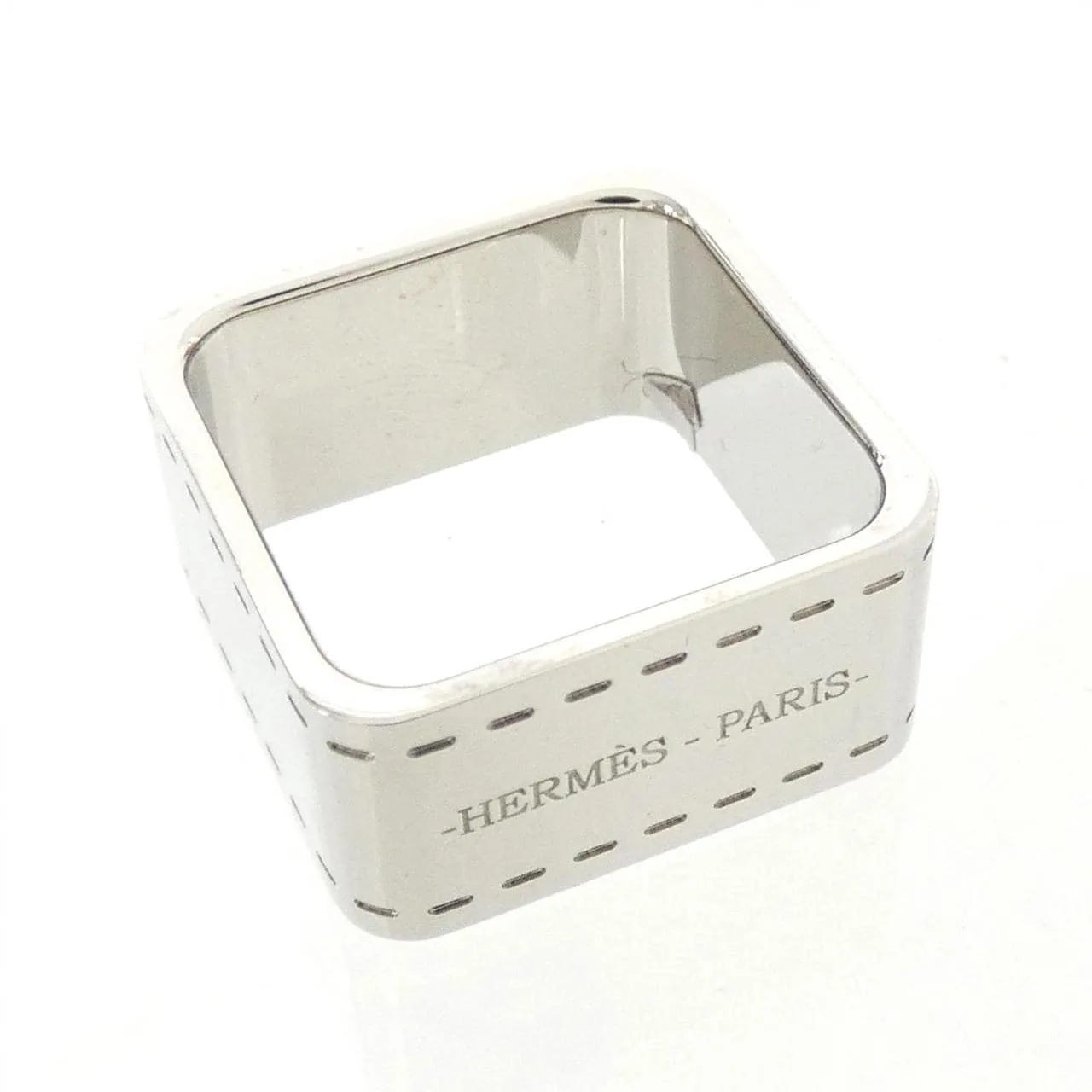 HERMES 601463S Scarf Silver Rank A - Thumbnail 2