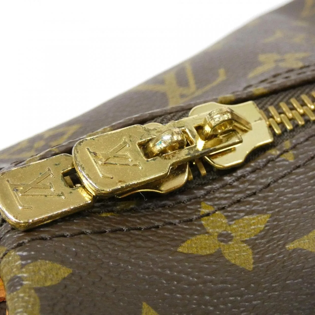 LOUIS VUITTON Keepall M41422 Boston Monogram 黑色 Monogram 中古品B - 縮圖 3