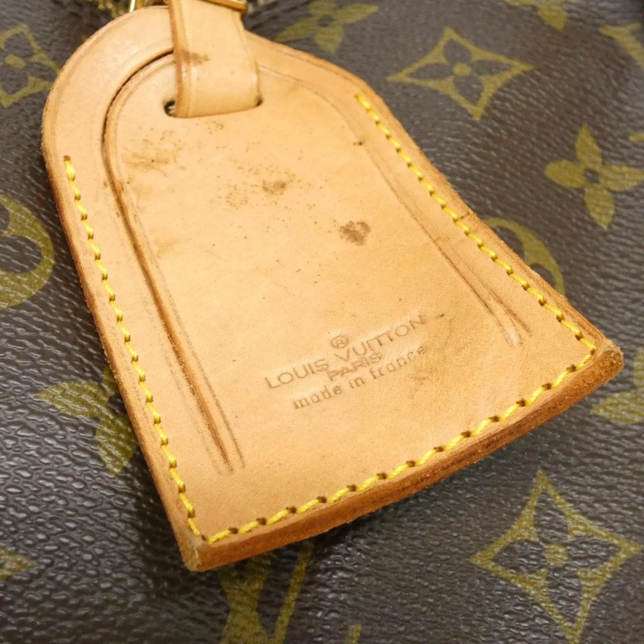 LOUIS VUITTON Keepall M41422 Boston Monogram 黑色 Monogram 中古品B - 縮圖 4