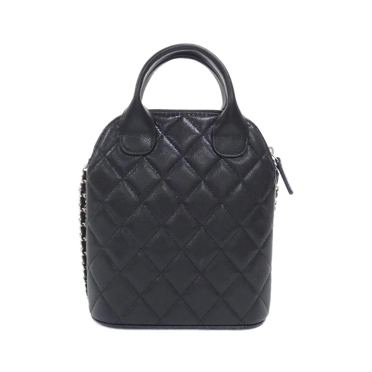 CHANEL AP4742 銀包 荔枝紋牛皮 黑色 荔枝紋牛皮 中古品A - 縮圖 2