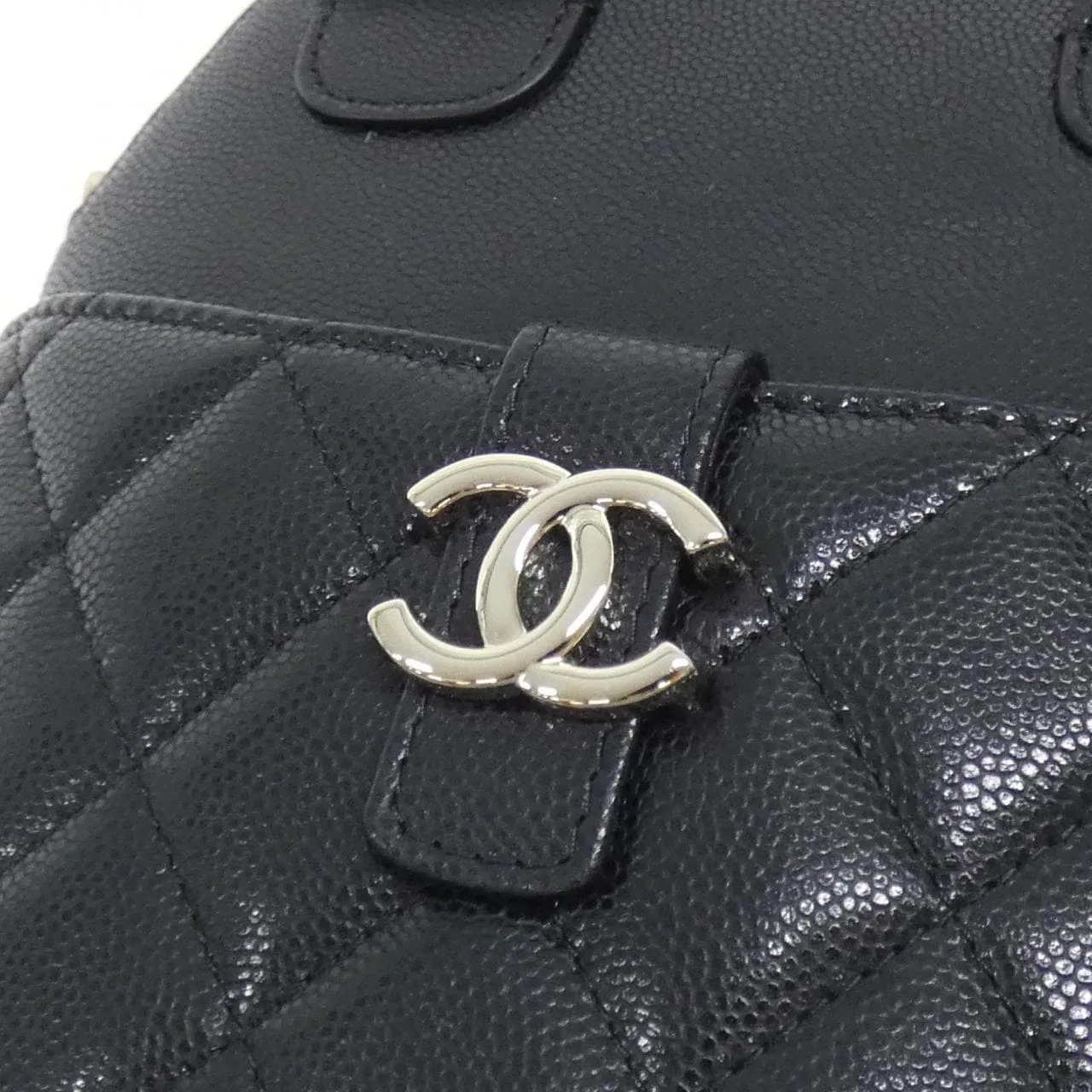 CHANEL AP4742 銀包 荔枝紋牛皮 黑色 荔枝紋牛皮 中古品A - 縮圖 4