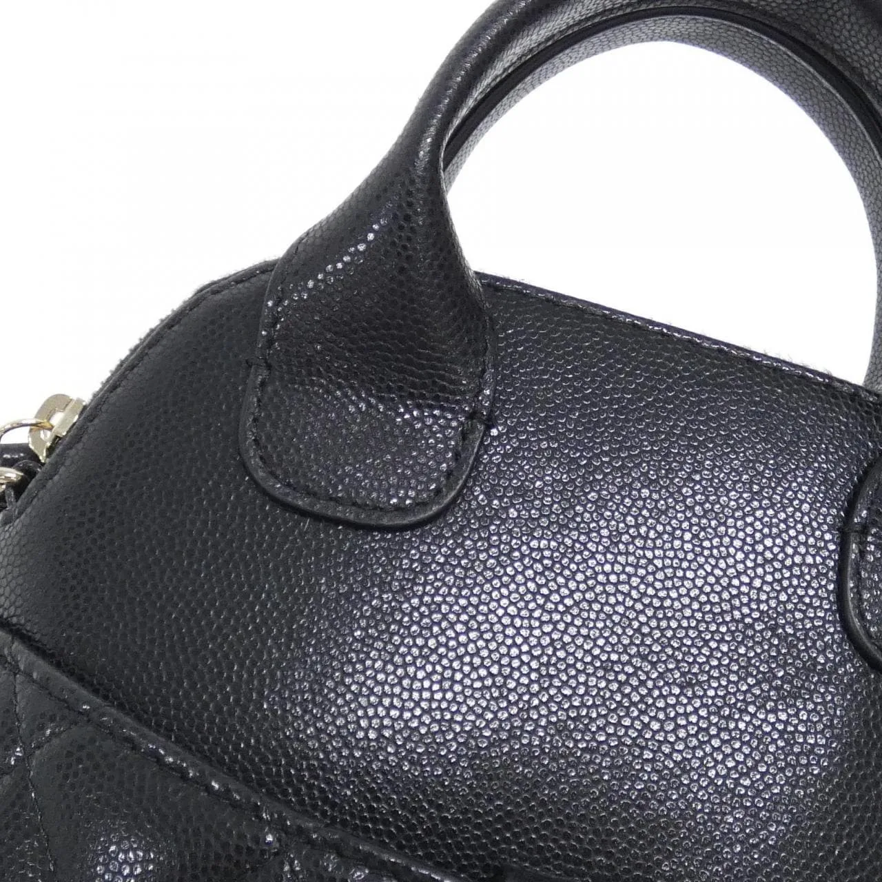 CHANEL AP4742 銀包 荔枝紋牛皮 黑色 荔枝紋牛皮 中古品A - 縮圖 5