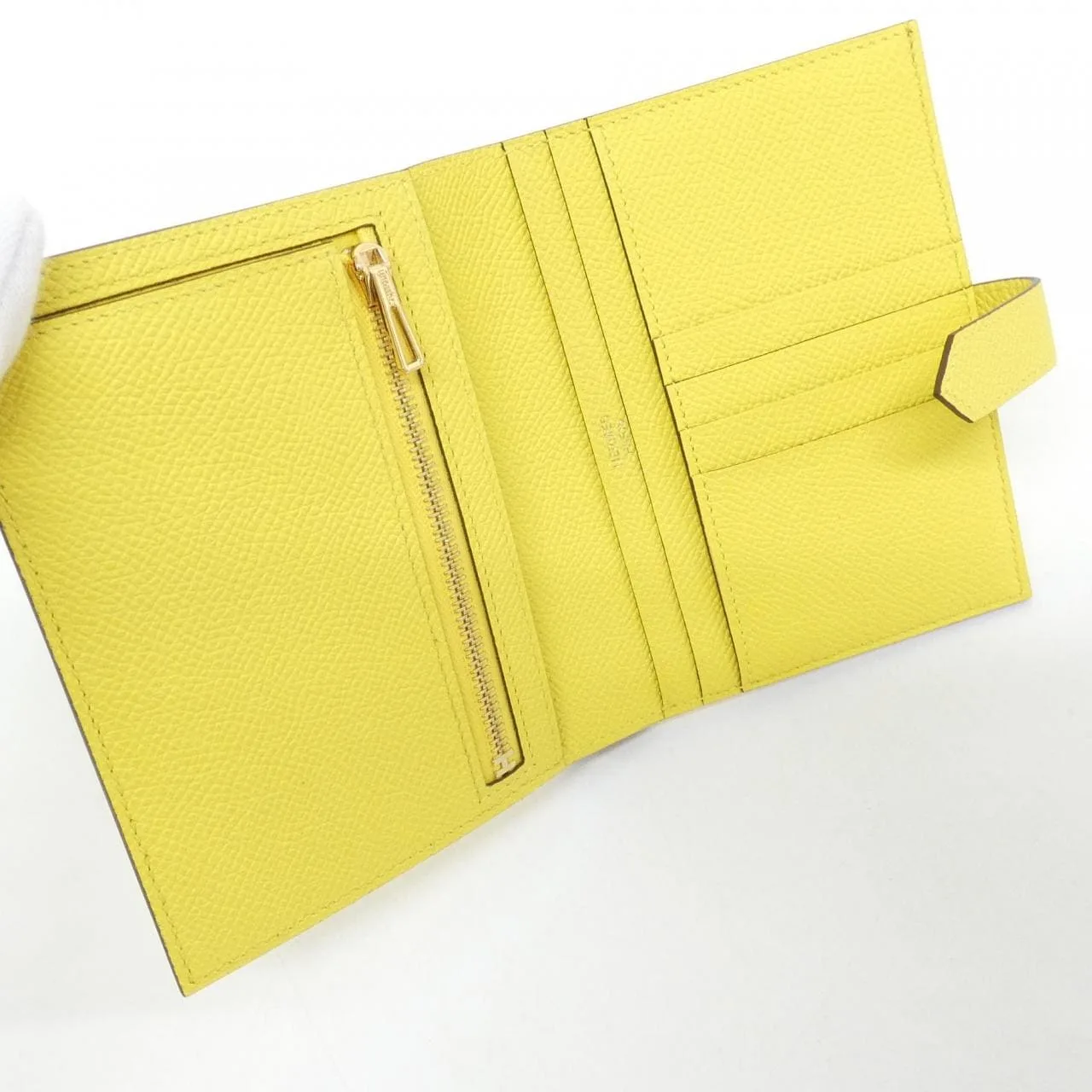 HERMES 039790CD 銀包 Epsom Epsom 皮 未使用品 - 縮圖 3