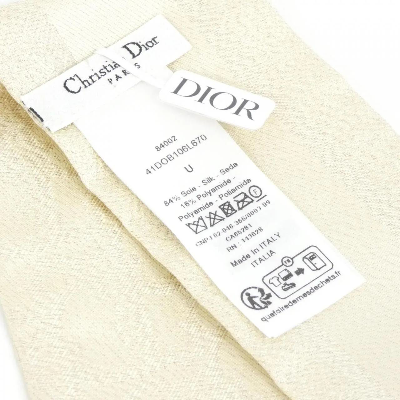 DIOR 41DOB106L670 Scarf Nylon Nylon Unused - Thumbnail 4