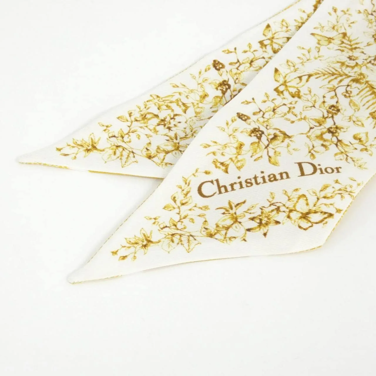 DIOR 41FAW106I626 Scarf Gold Rank A - Thumbnail 2