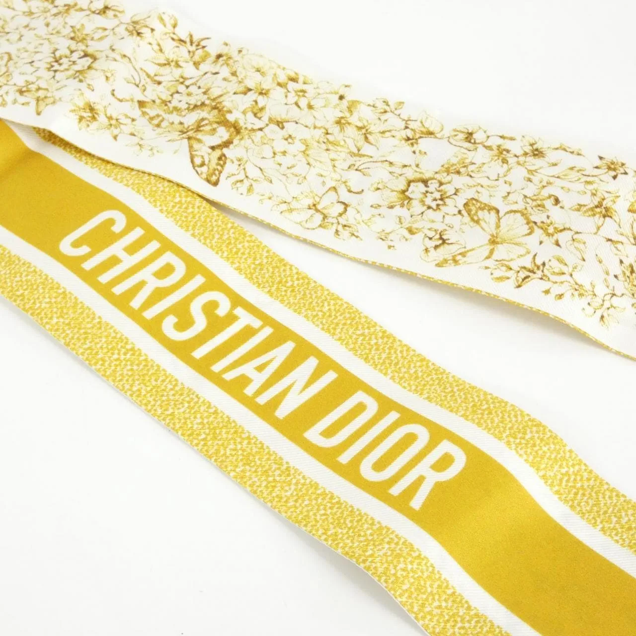 DIOR 41FAW106I626 Scarf Gold Rank A - Thumbnail 3
