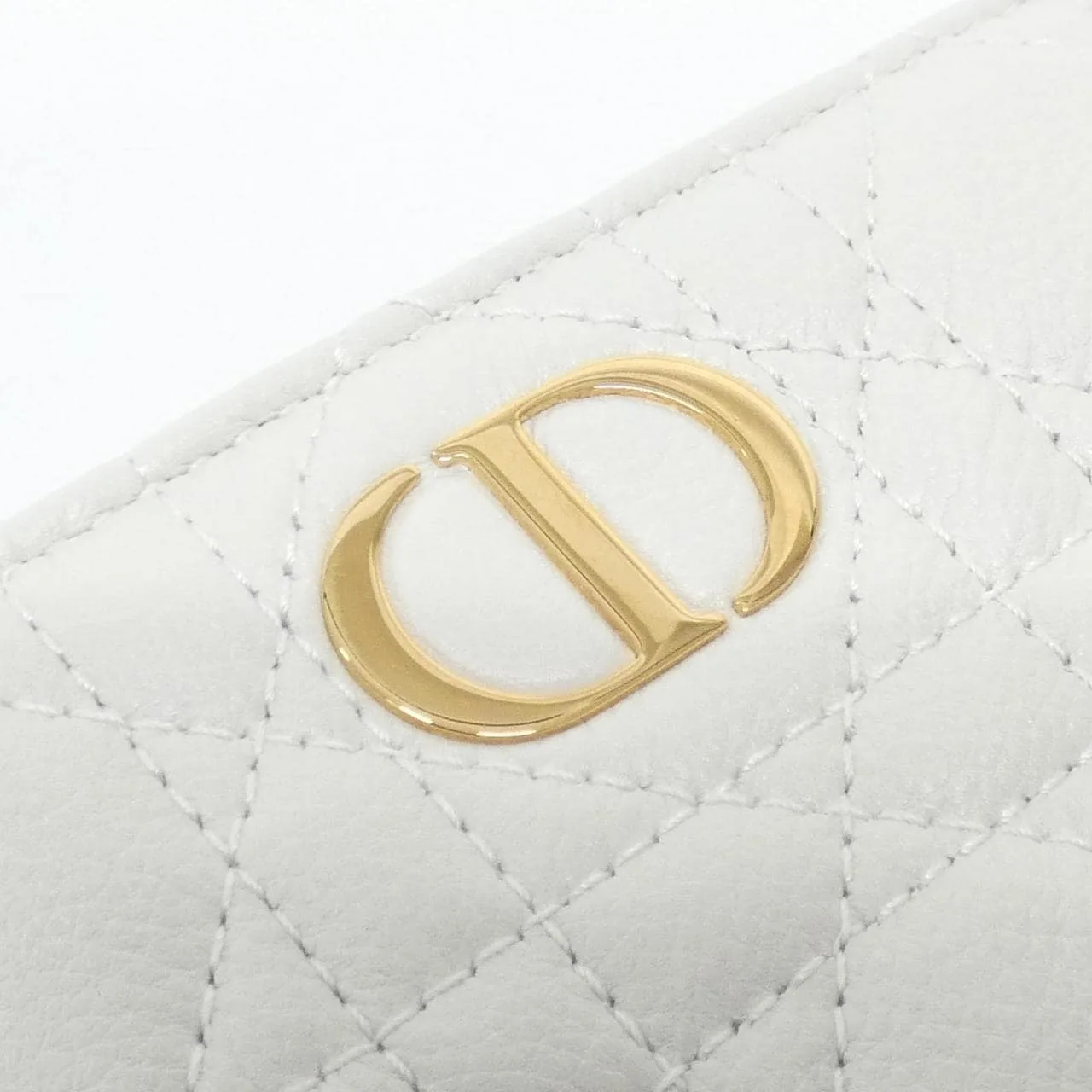 DIOR Caro S5173UBHZ Wallet Black Rank A - Thumbnail 4