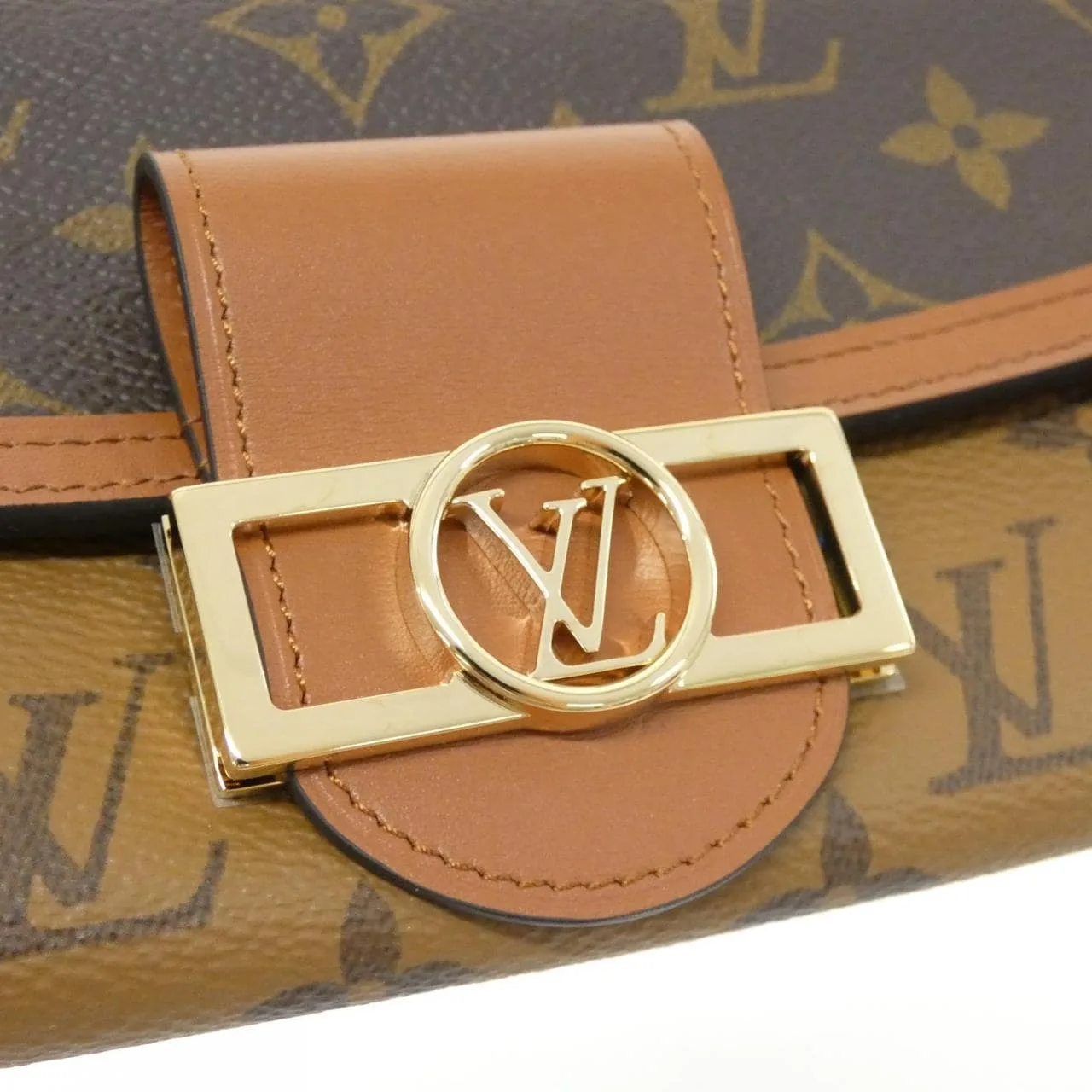 LOUIS VUITTON Dauphine M46645 Wallet Monogram Black Monogram Rank A - Thumbnail 3