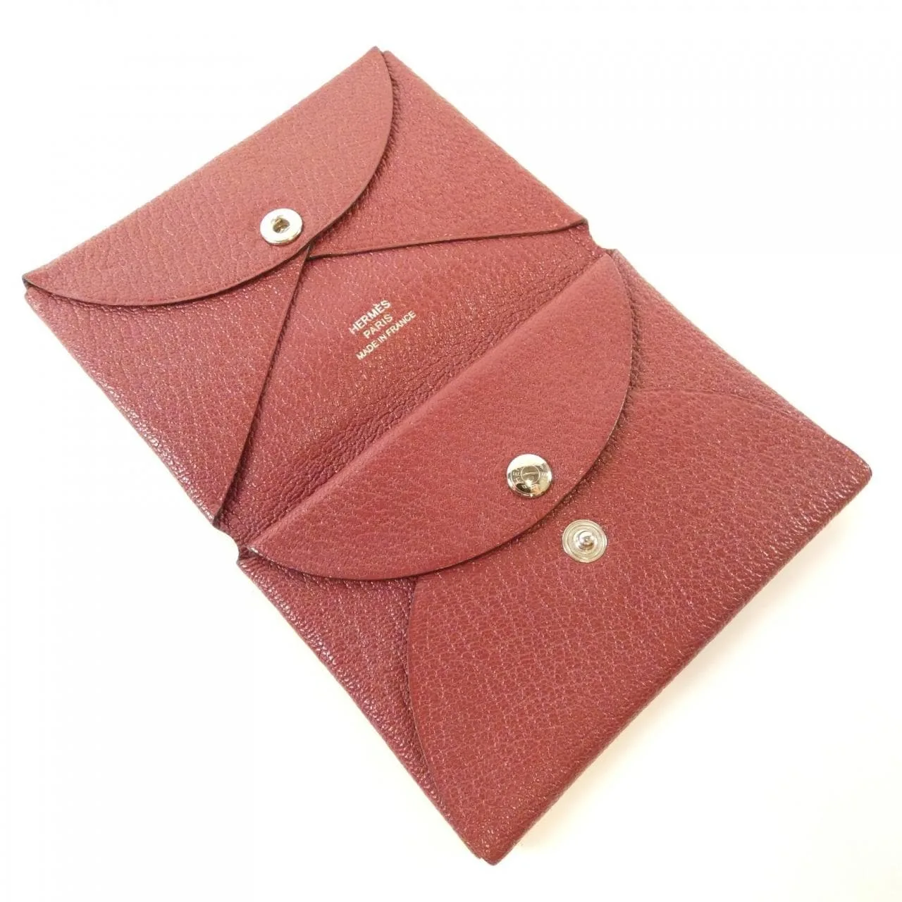 HERMES 082977CK Coin Case Rouge Rank B - Thumbnail 4