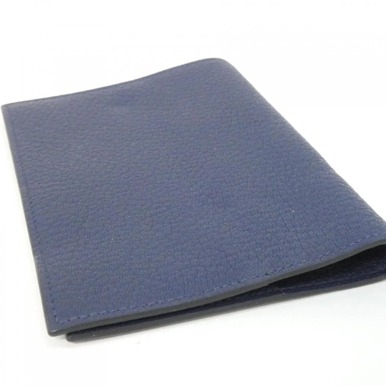 HERMES 028179CA Wallet Navy Rank A - Thumbnail 3