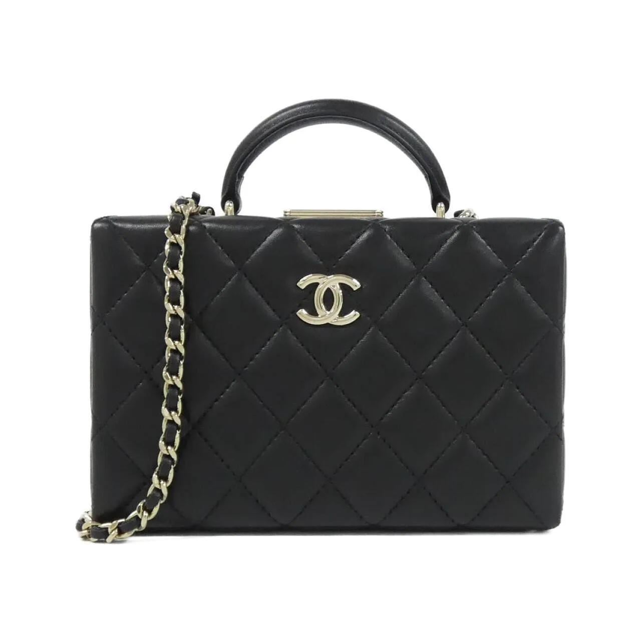 CHANEL AS5167 手提包 羊皮 Black