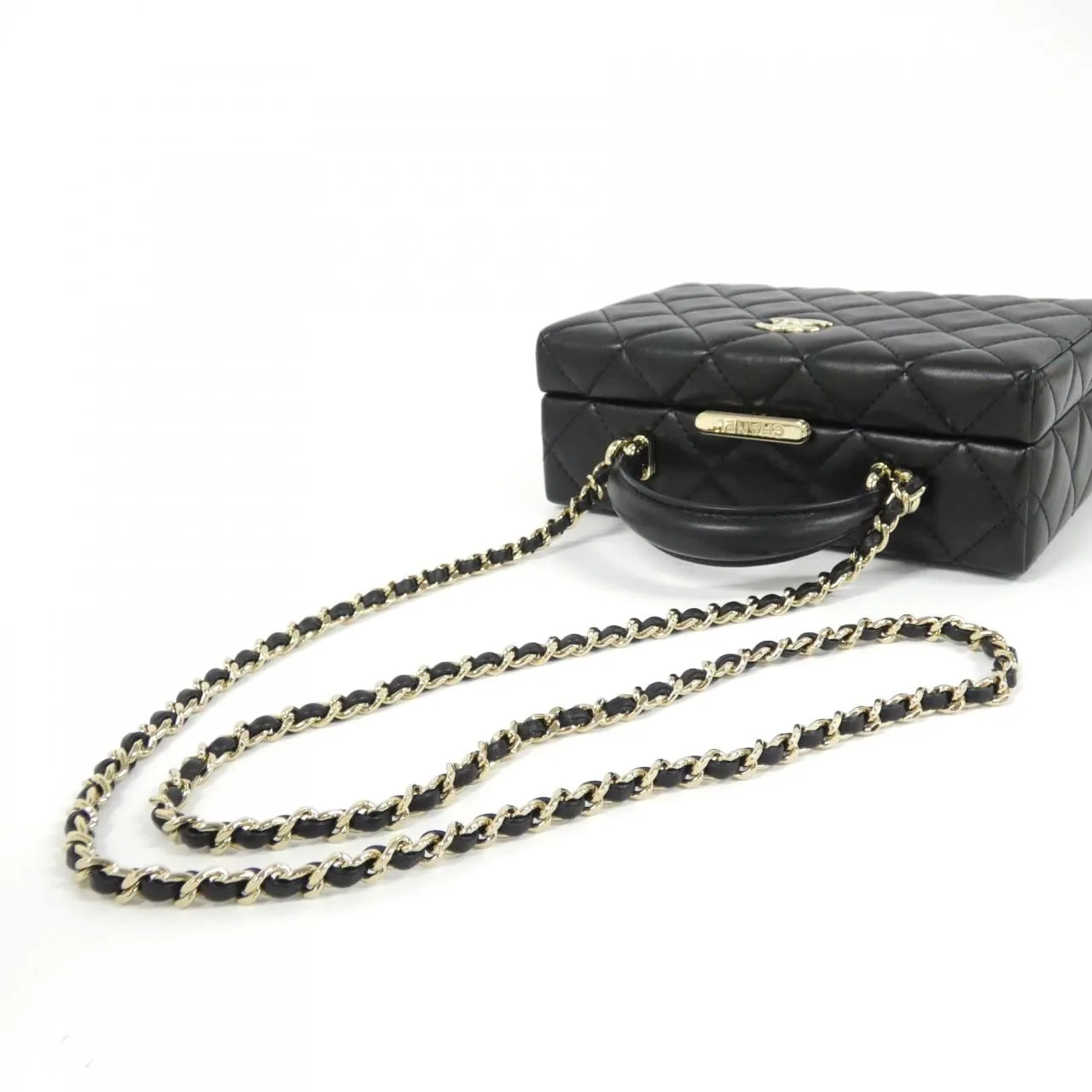 CHANEL AS5167 Handbag Lambskin 黑色 羊皮 中古品A - 縮圖 6