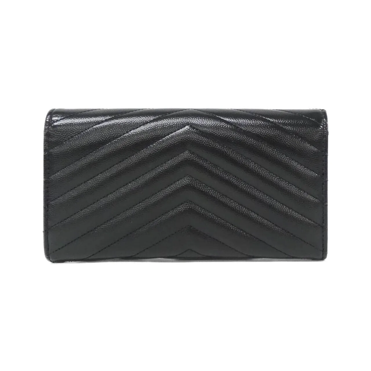SAINT LAURENT 372264 BOW01 銀包 黑色 中古品A - 縮圖 2