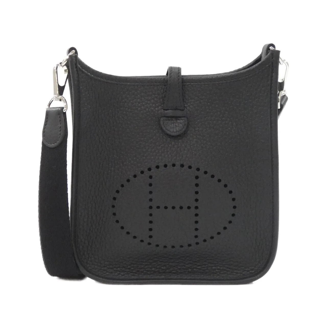 HERMES Evelyne 069426CK Shoulder Clemence Black