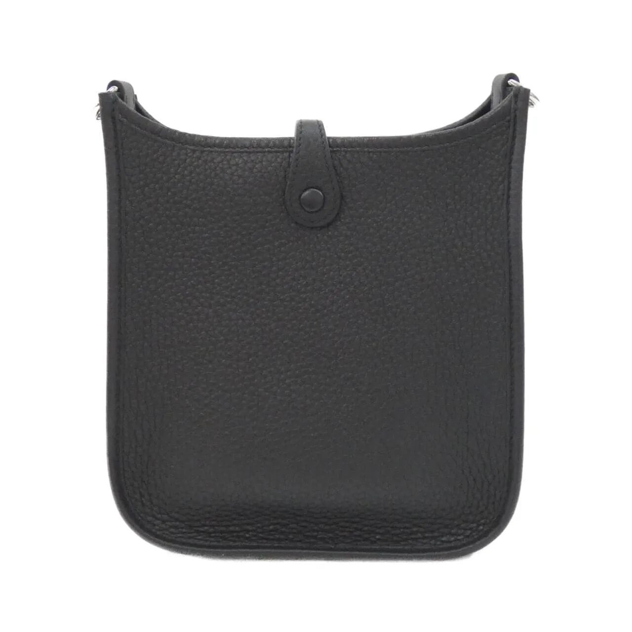 HERMES Evelyne 069426CK Shoulder Clemence Black Clemence Leather Rank A - Thumbnail 2