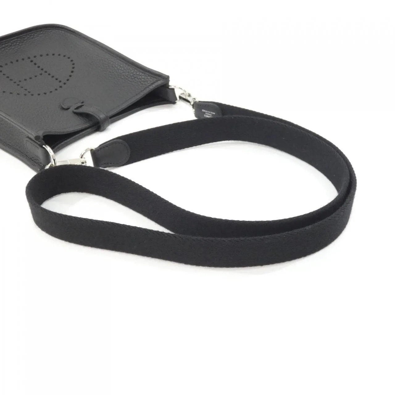 HERMES Evelyne 069426CK Shoulder Clemence Black Clemence Leather Rank A - Thumbnail 5