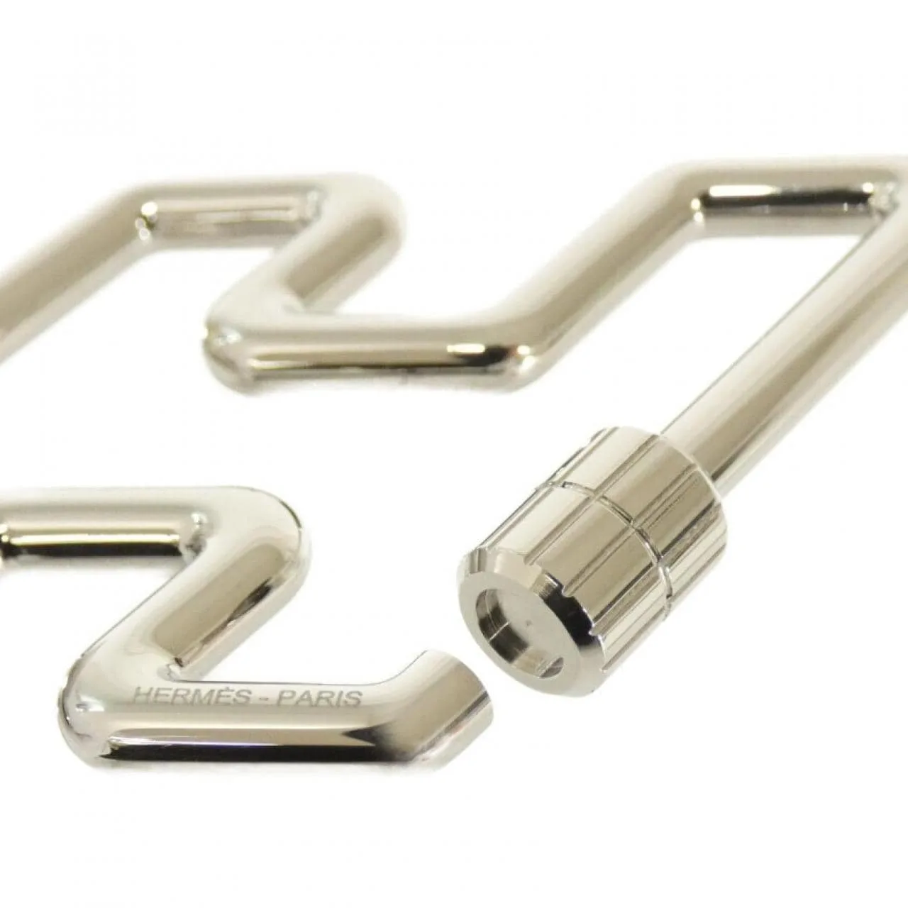 HERMES 077245FJ Key Case Silver Rank A - Thumbnail 2