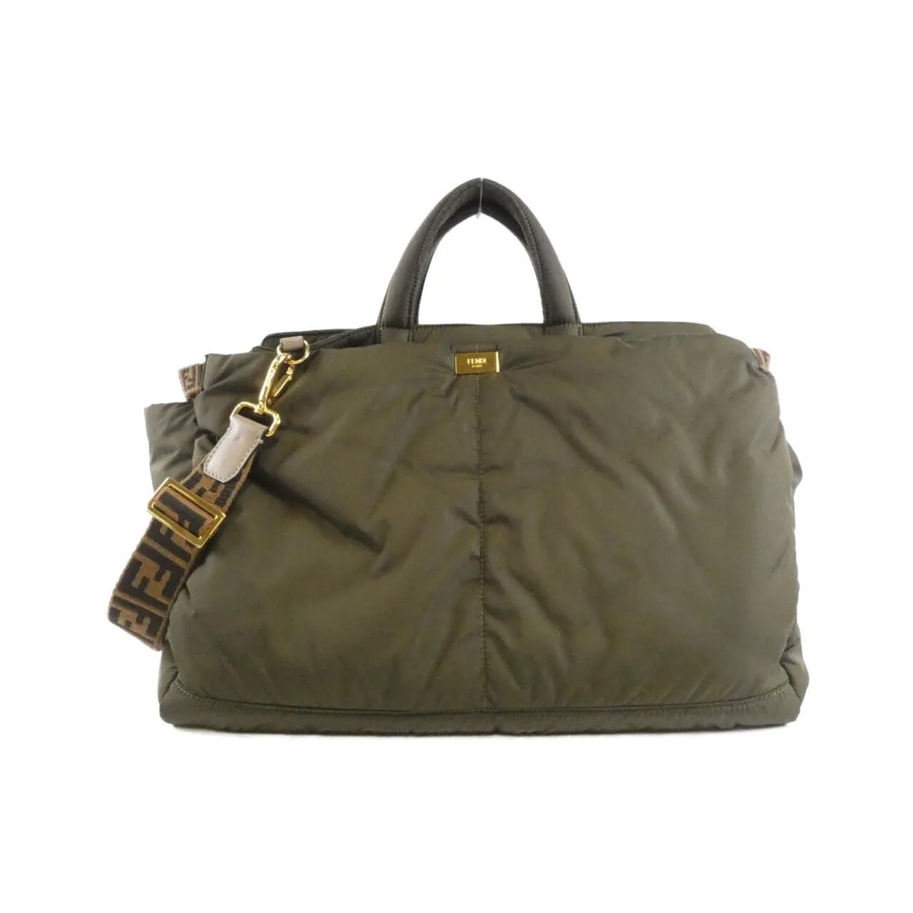 FENDI Peekaboo 7VA501 AD1I Handbag Nylon