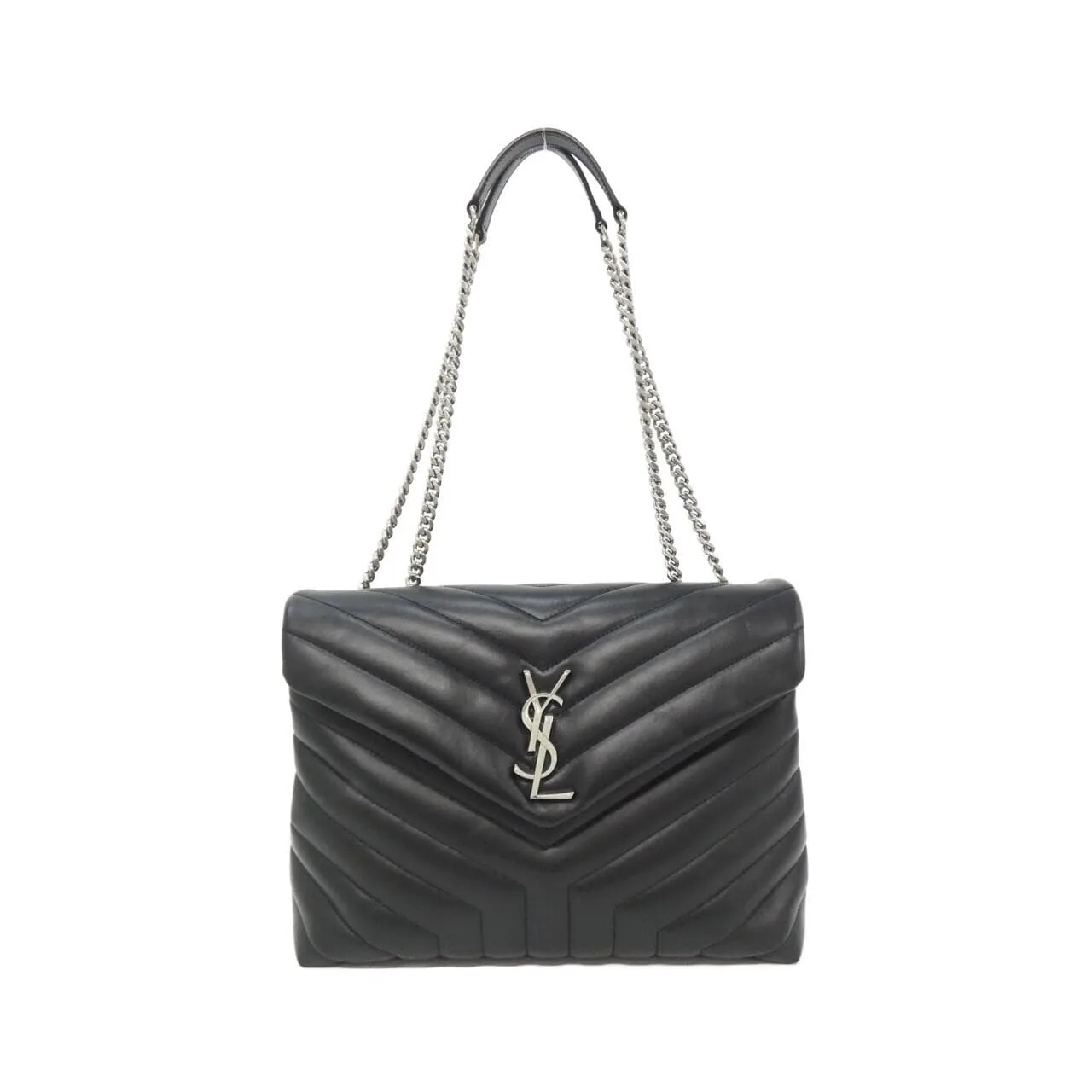 SAINT LAURENT Loulou 574946 DV726 Shoulder Black